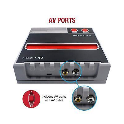 Hyperkin RetroN 1 AV Gaming Console for NES Games Gray + Famicom Converter