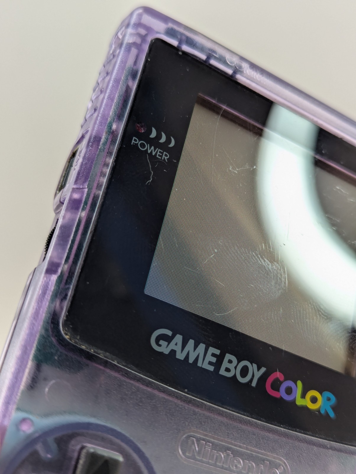 Nintendo Game Boy Color System Atomic Purple Tested Working All Original CGB-001