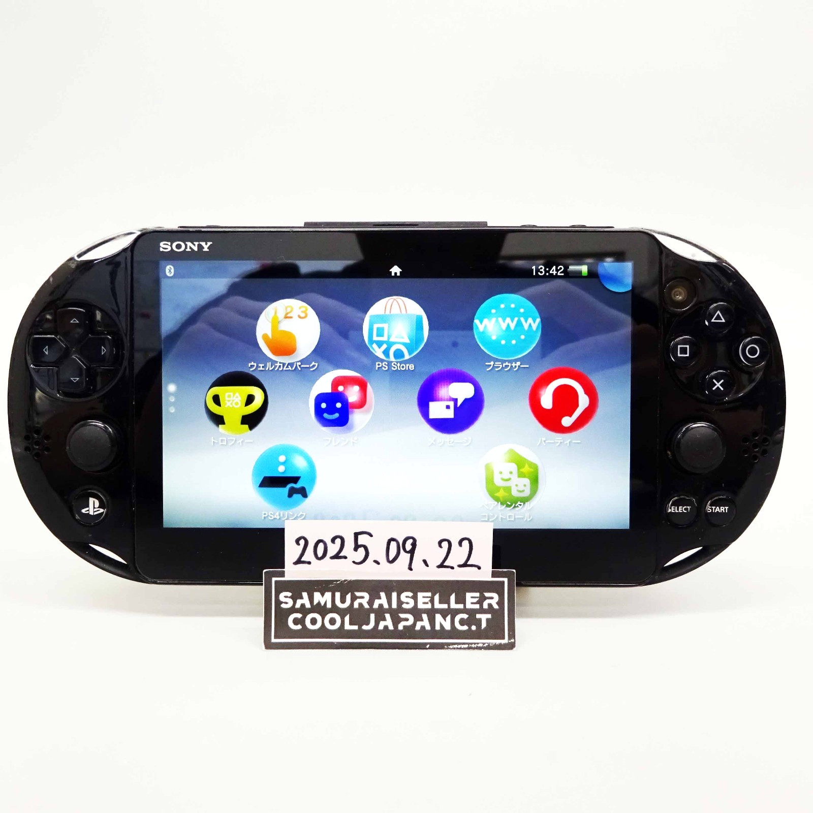 Sony Playstation PS Vita Black PCH-2000 ZA11 Console only PSV Slim Japan Tested