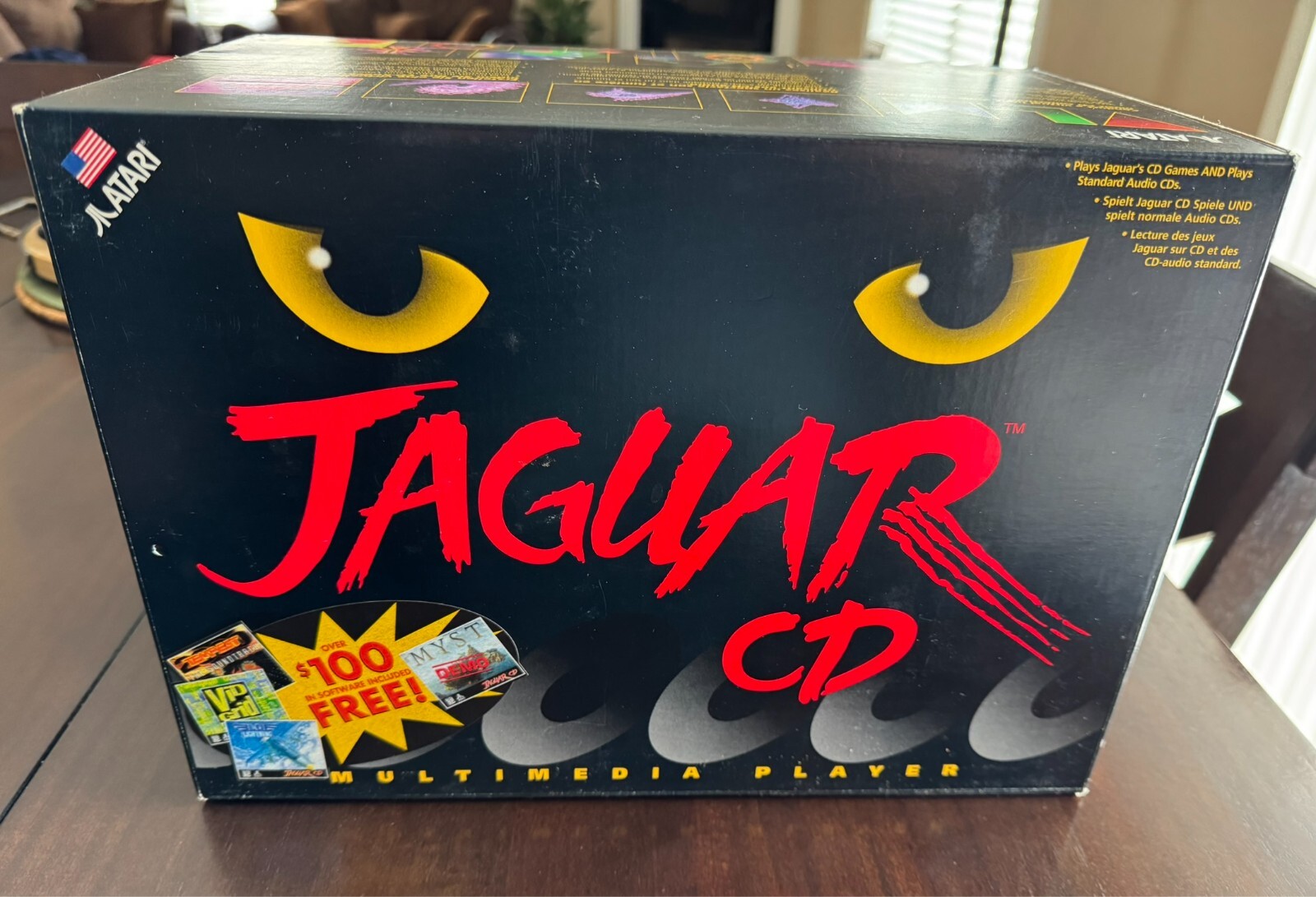 Atari Jaguar CD Console New Rare Authentic CIB Tested w/ MemoryTrack w/Receipt