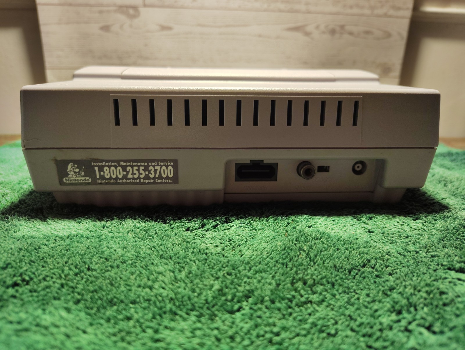 Nintendo SNES Console w/ Power Adapter & AV Cables Tested Very Clean