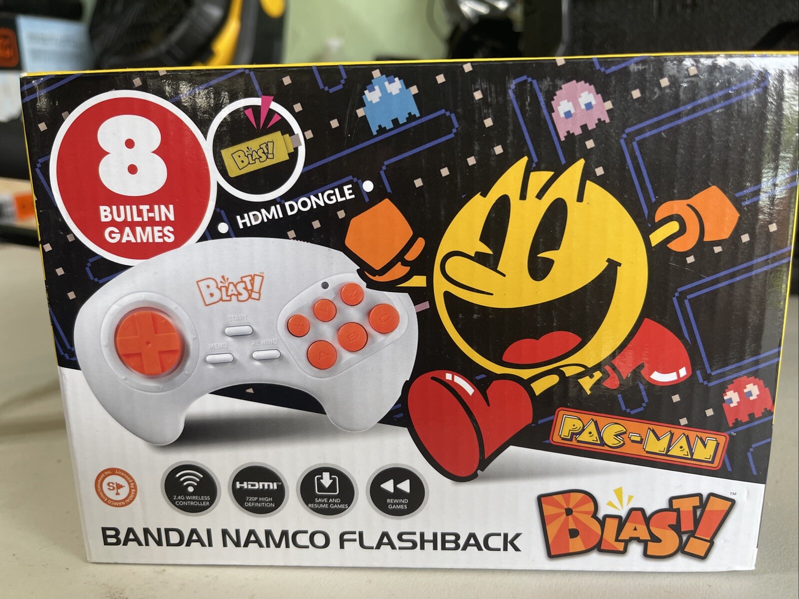 Bandai Namco Flashback Blast Pac-Man + Galaga HDMI Wireless Micro Console