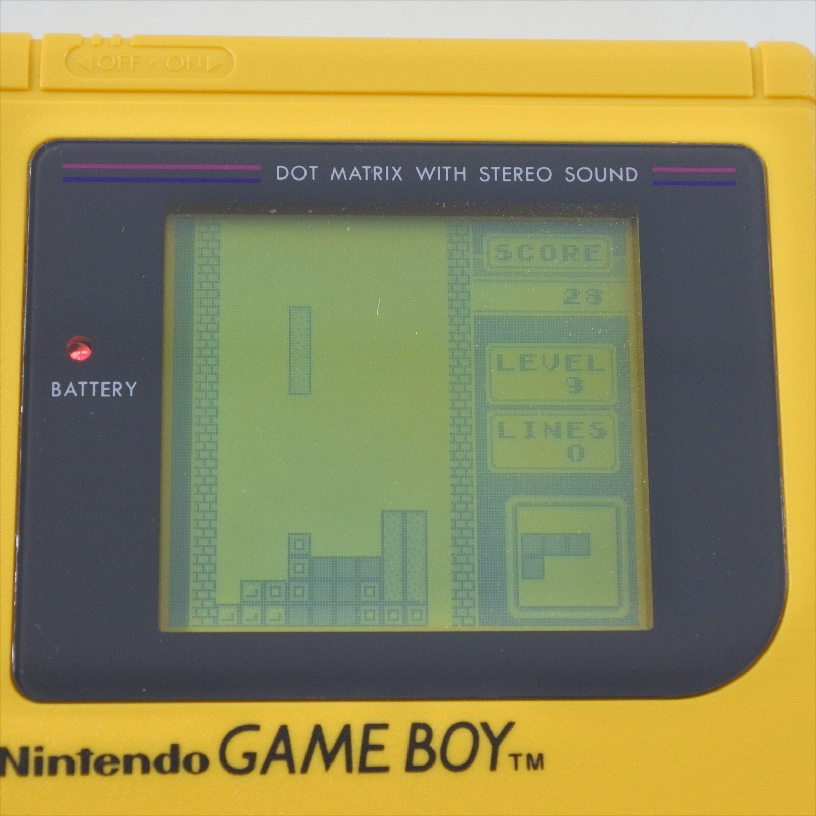 Gameboy Bros Classic YELLOW Console DMG-001 Boxed Nintendo GH1903290 gb