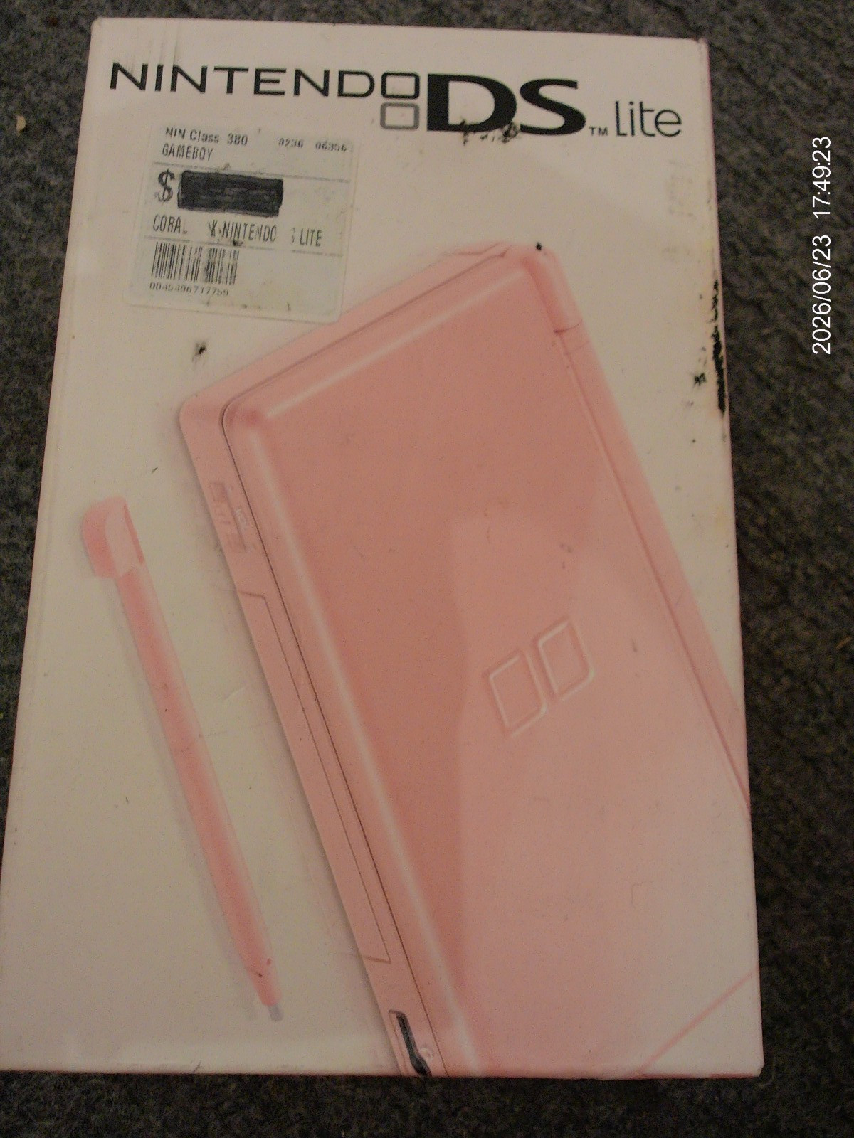 Nintendo DS Lite Console – Coral Pink (USGSPB)
