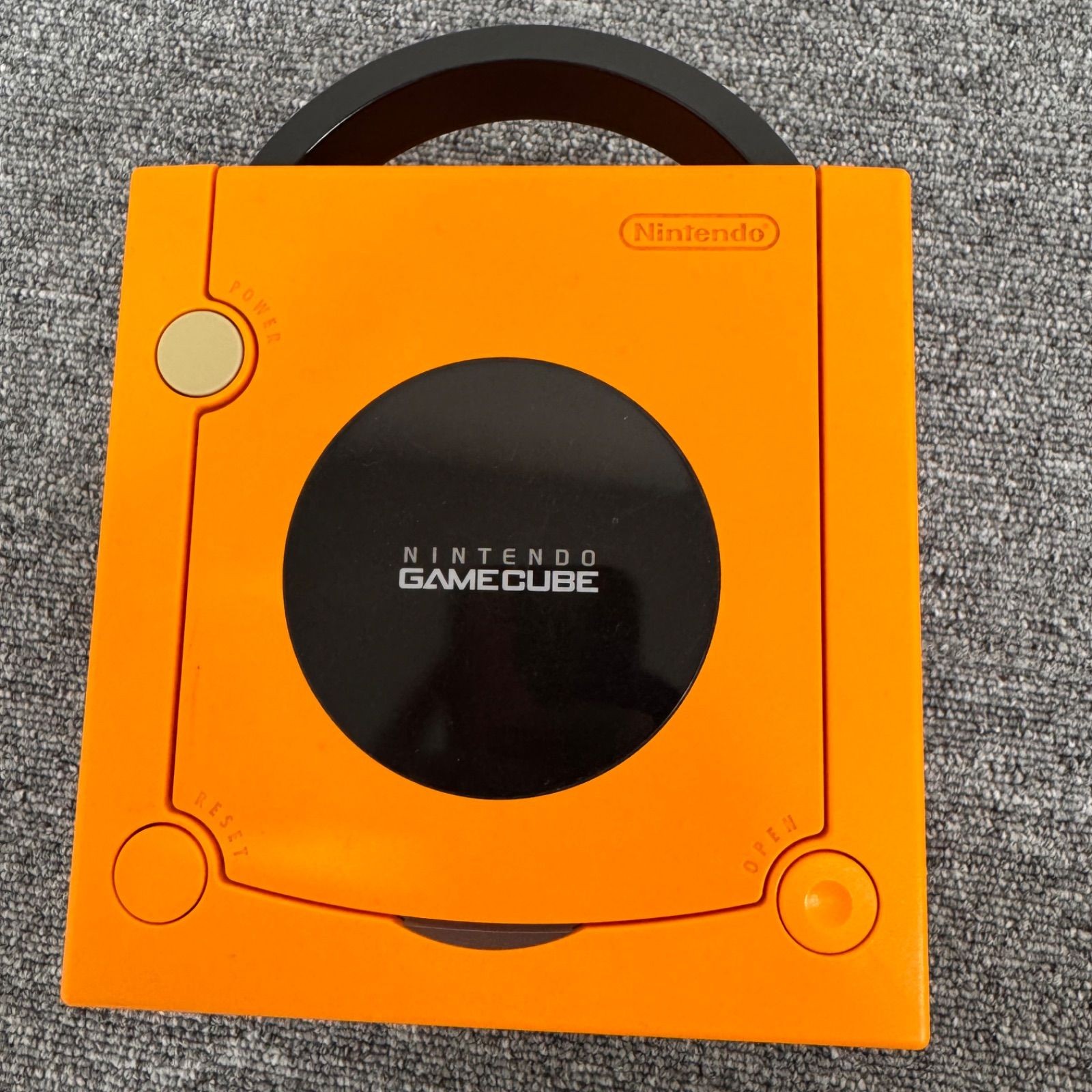 Nintendo GameCube Orange 2 Controllers Tested Working from Japan