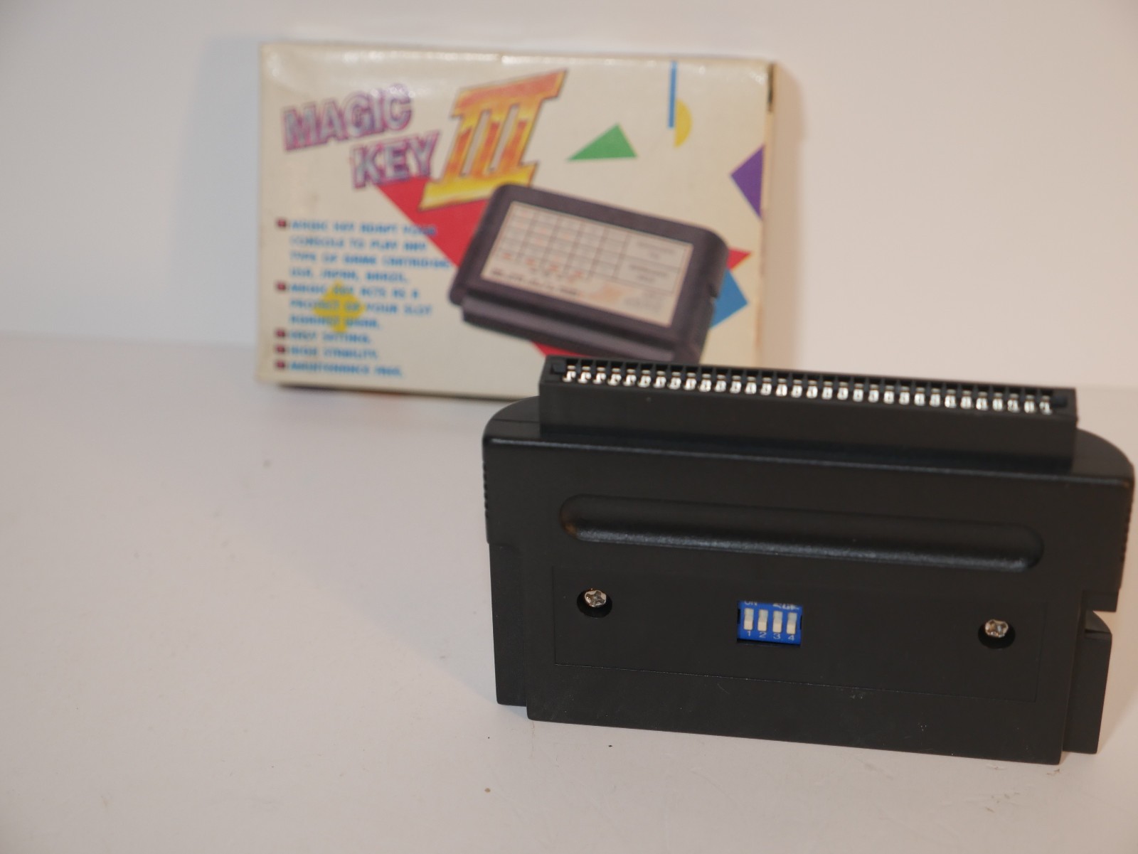 MAGIC KEY III PERIPHERAL EQUIPMENT JAPAN BRAZIL USA SEGA GENESIS *TESTED* W/ BOX