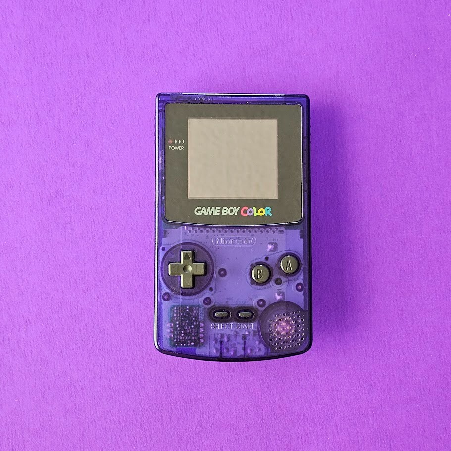 Nintendo Game Boy Color MIDNIGHT BLUE👾 CGB-001 GBC Gameboy RESTORED NEW BODY