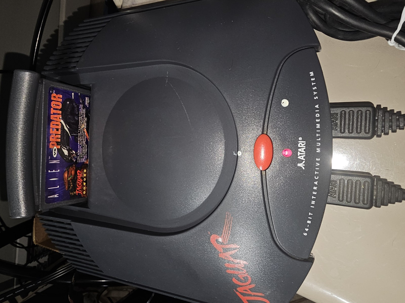 Atari Jaguar System Console 6 Games 2 New Controllers, Power Supply + Av Tested!