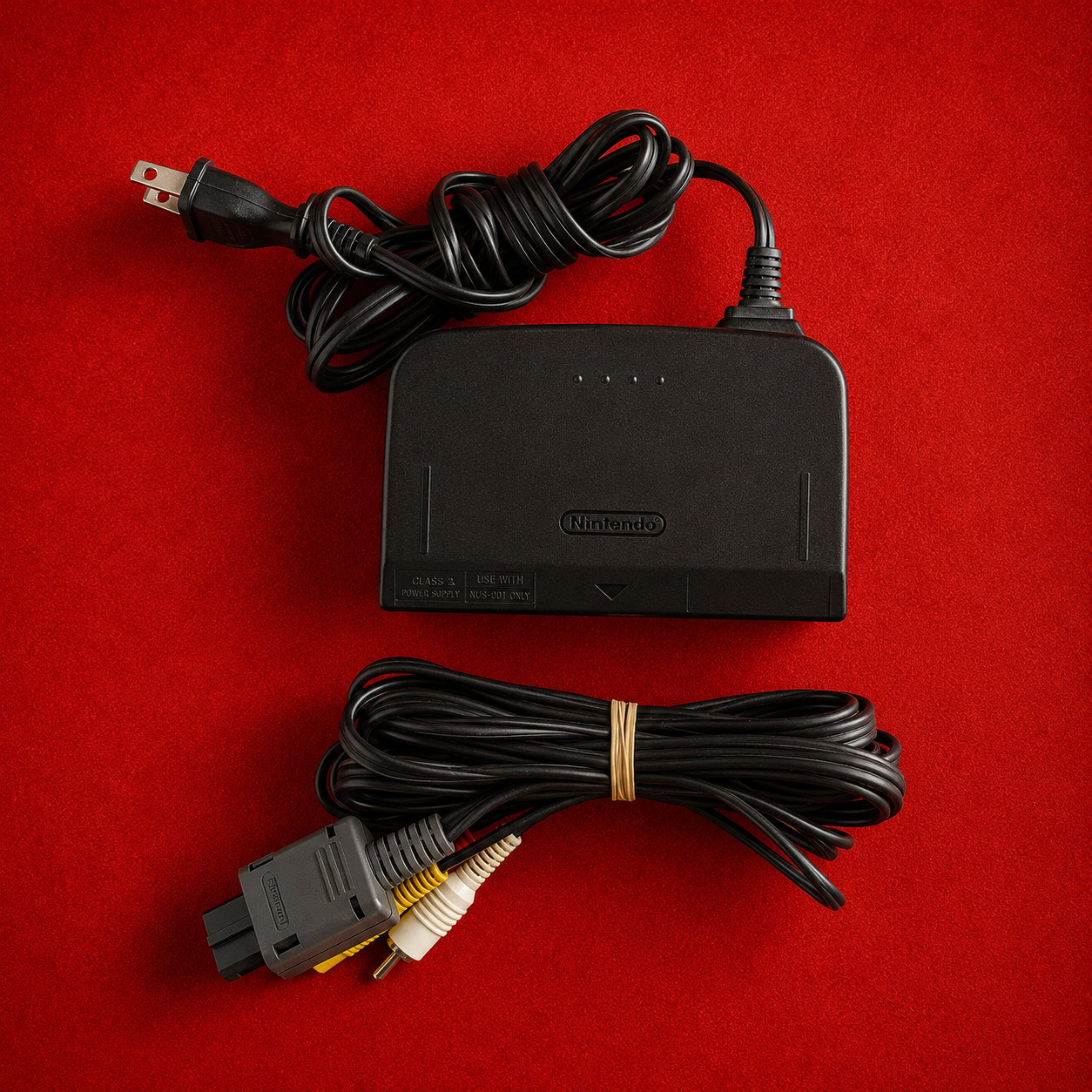 Official Nintendo 64 Gold Console system N64 Controller Adapter Cables