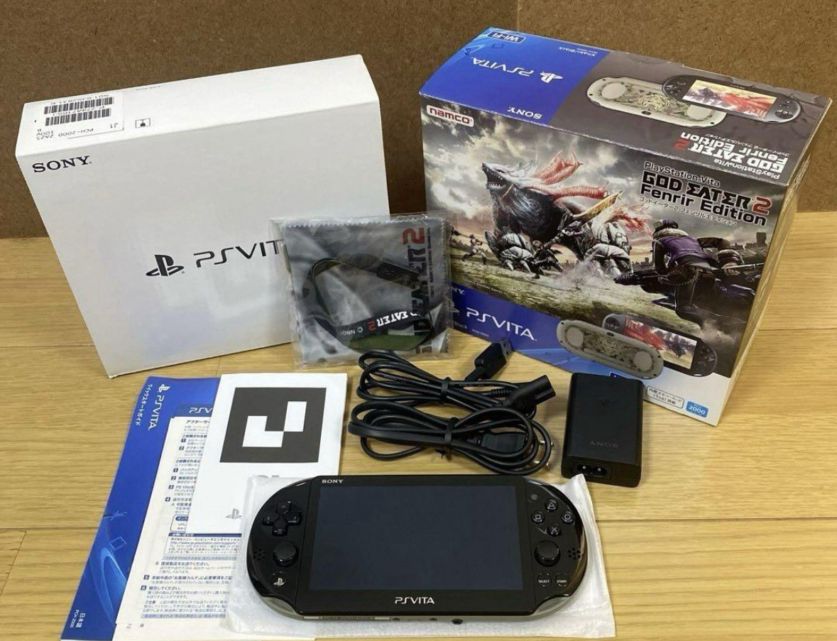 PlayStation Vita × GOD EATER 2 Fenrir limited Edition (PCHJ-10010) PS Japan F/S