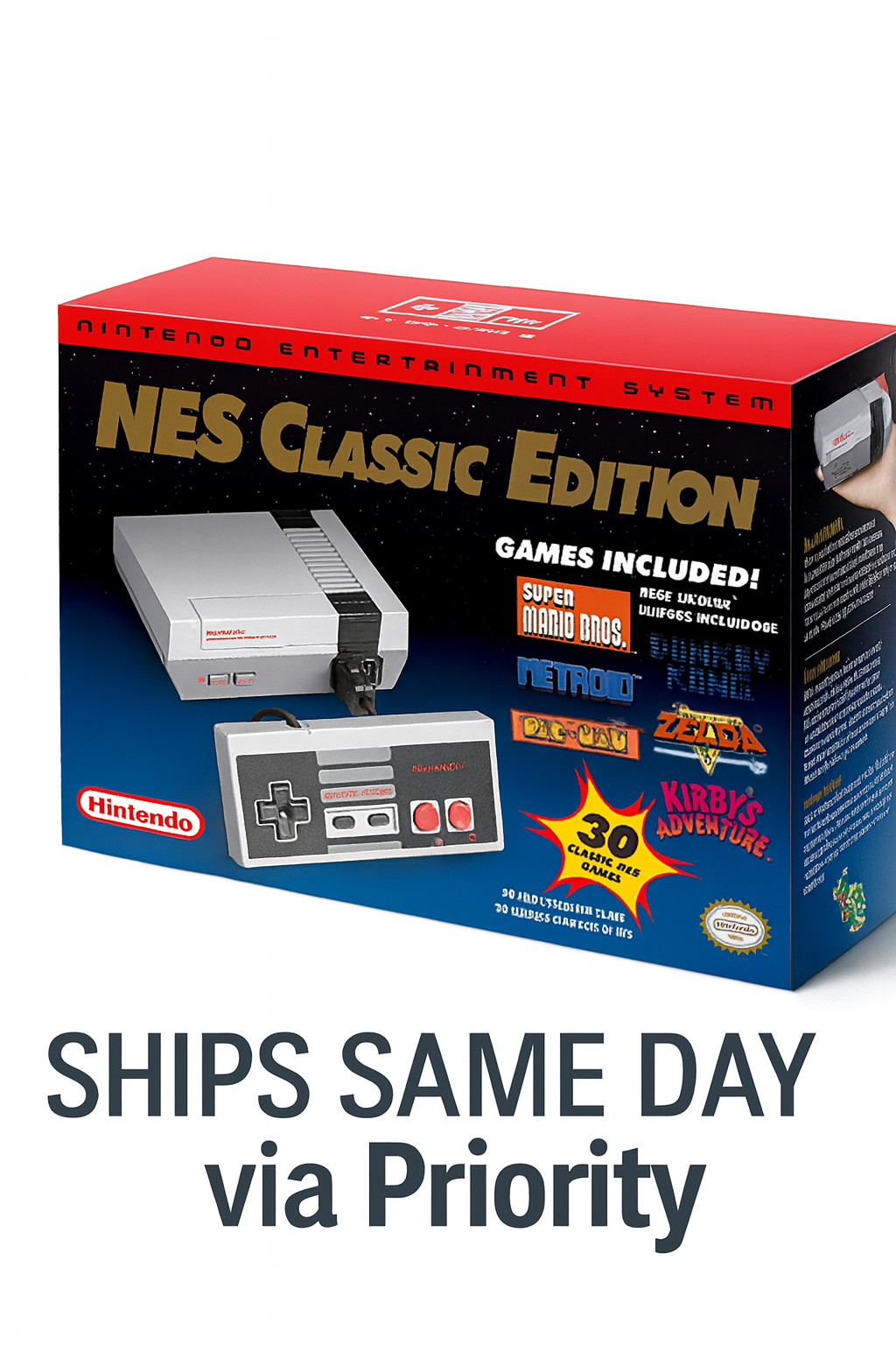 Authentic Nintendo Classic Edition NES Mini Game Console USA New Same Day Ship