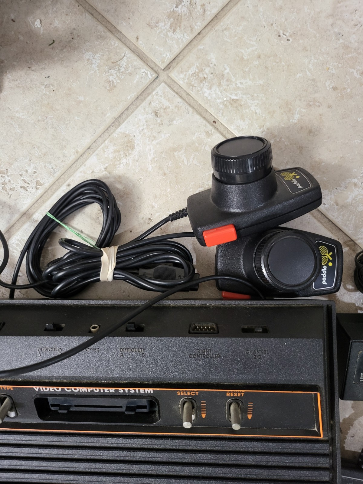 Atari Video Computer System CX-2600A Console BUNDLE READ