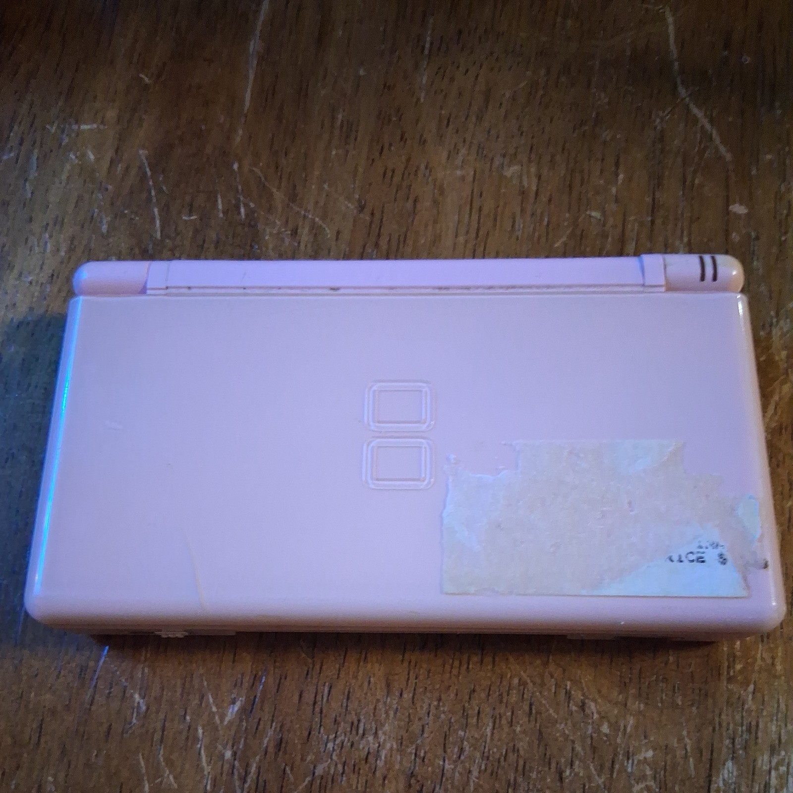 Nintendo DS Lite Coral Pink Console loose hinge