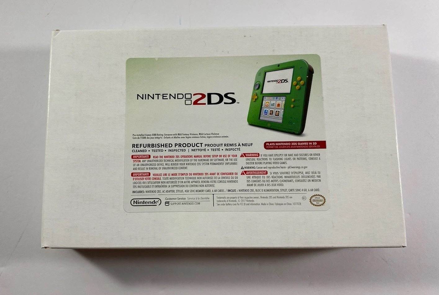 Nintendo 2DS Link The Legend of Zelda Ocarina of Time Edition System REFURBED