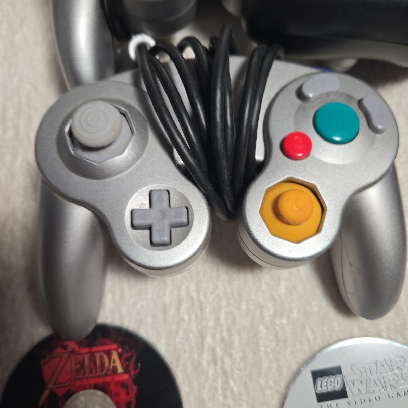 Nintendo GameCube Platinum Console – Silver Tested working – Read discription