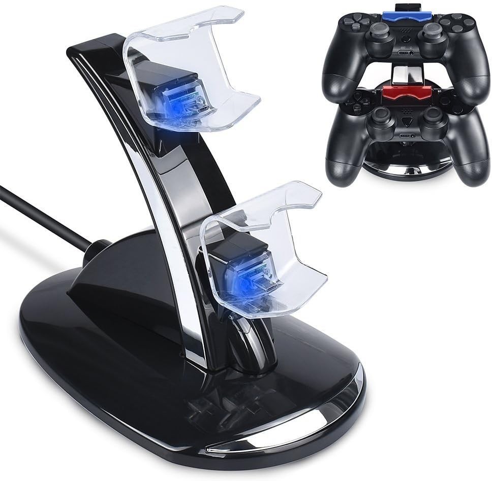 PS4 Controller Charger Station PlayStation 4 DualShock For PS4/PS4 Pro/ PS4 Slim