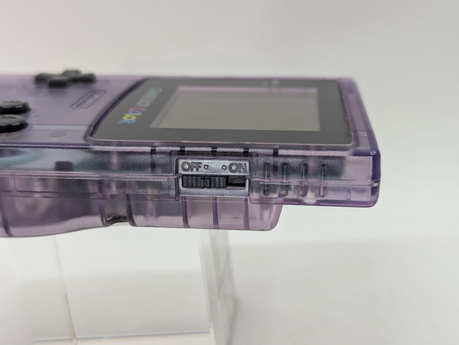 Nintendo Game Boy Color System Atomic Purple Tested Working All Original CGB-001