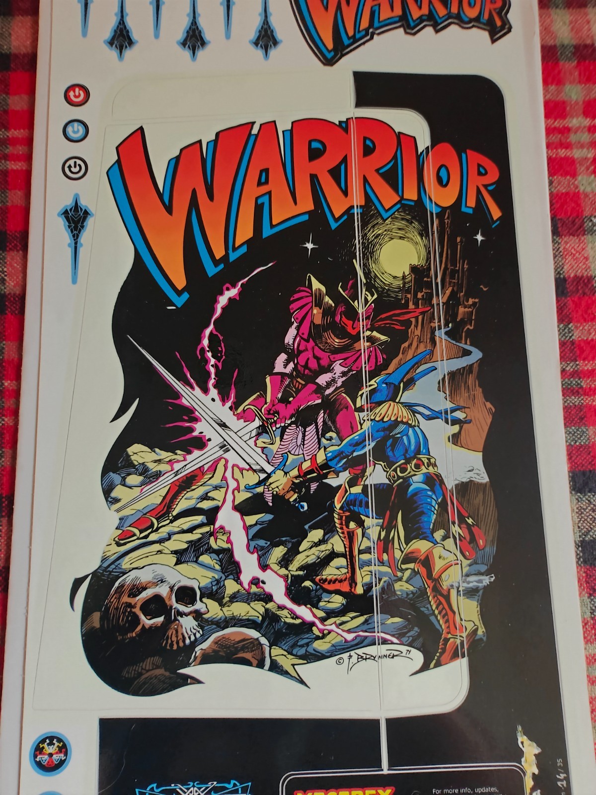 Vectrex Console VectrexWraps Warrior 1st Edition #14/35 Limited Wrap Rare 2014