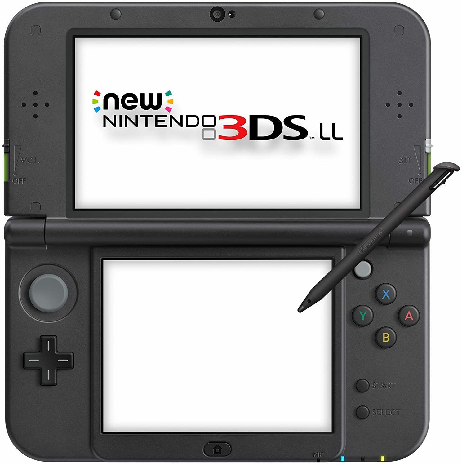 New Nintendo 3DS LL Lime × Black RED-S-MAAA Region Japan