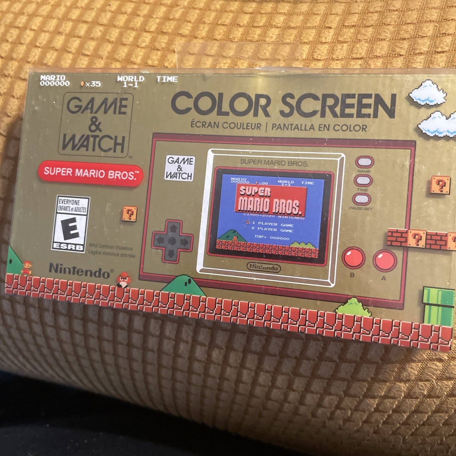 Nintendo Game and Watch Super Mario Bros Color Screen *NEW and Sealed* free ship