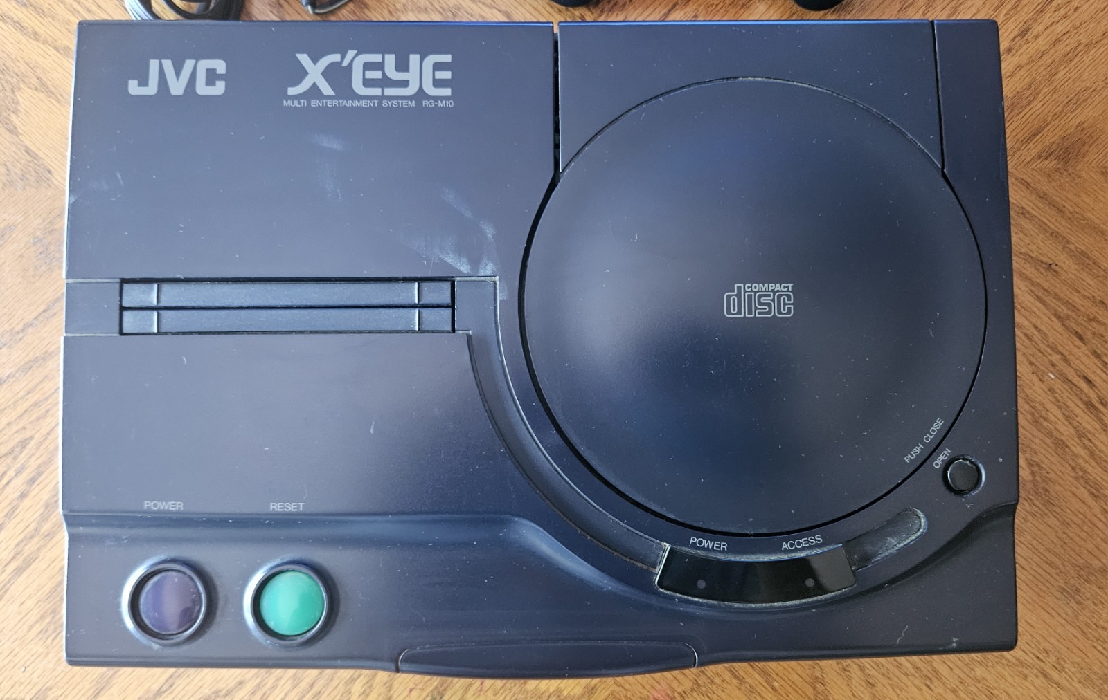 PLEASE READ JVC X’Eye Sega Genesis + Sega CD w/OEM Controller & Sewer Shark