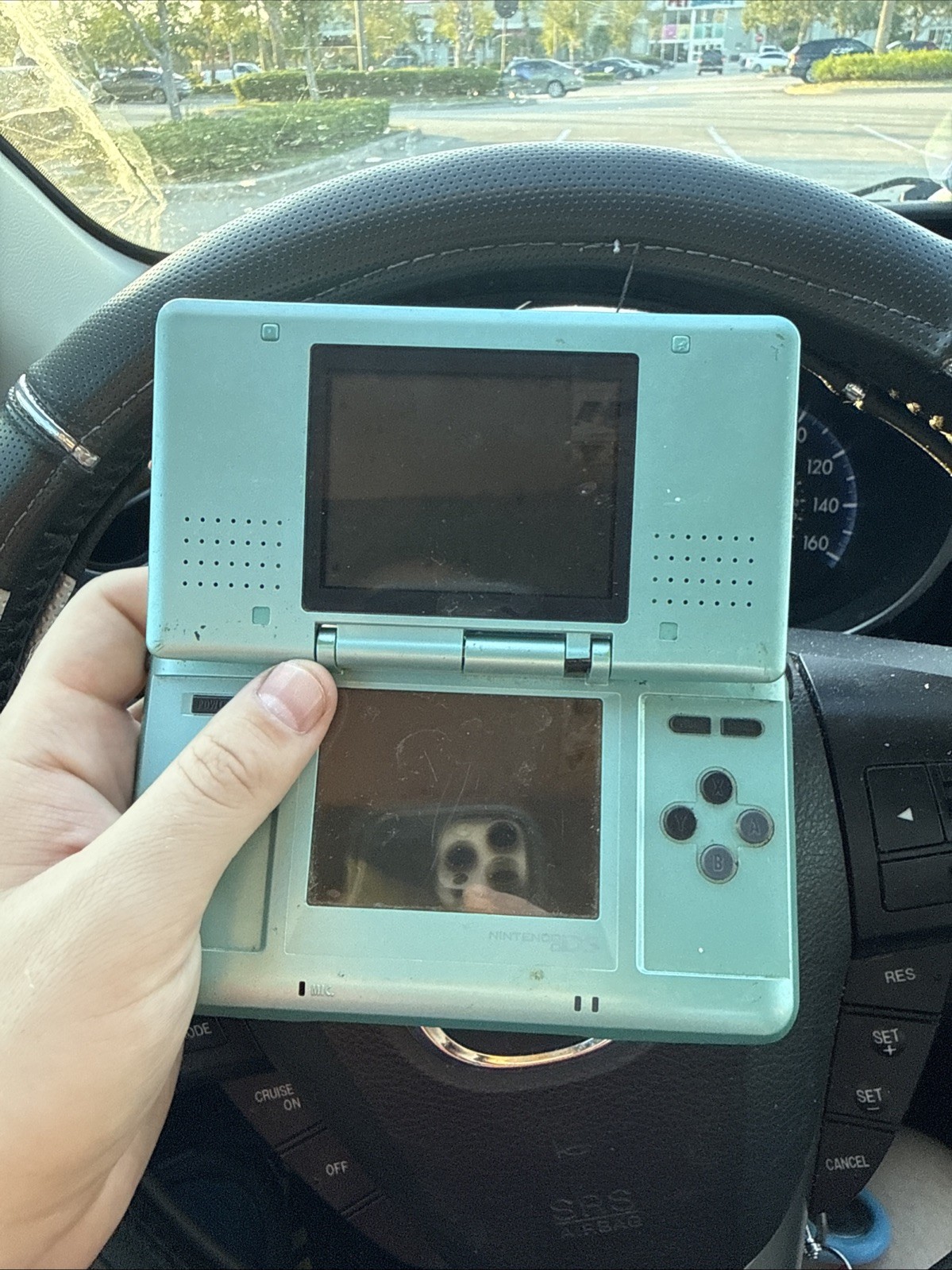 Original Nintendo DS Console Handheld – Green BROKEN HINGE