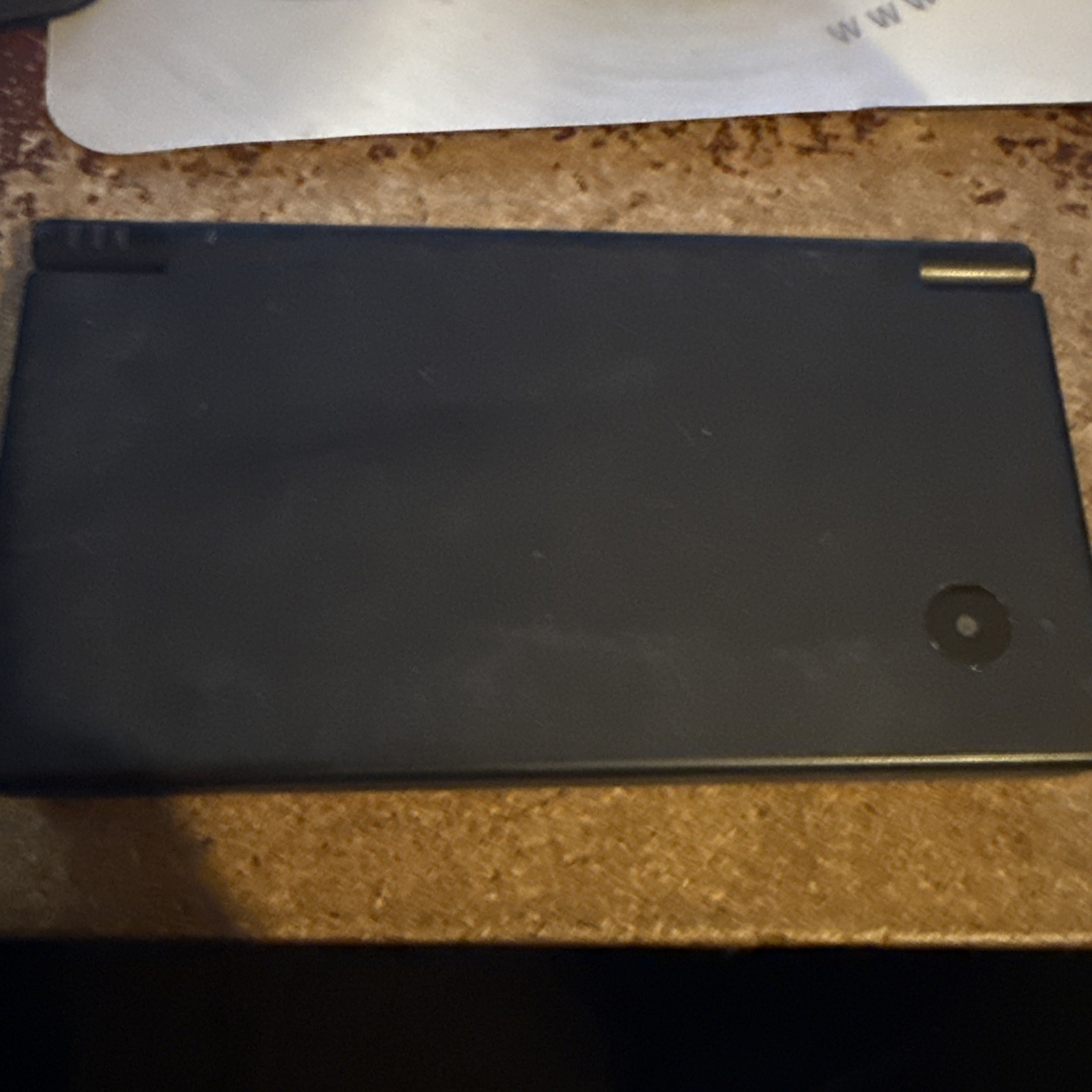 Nintendo DSi Black Console No Stylus and Charger – See Pics Sold As Is