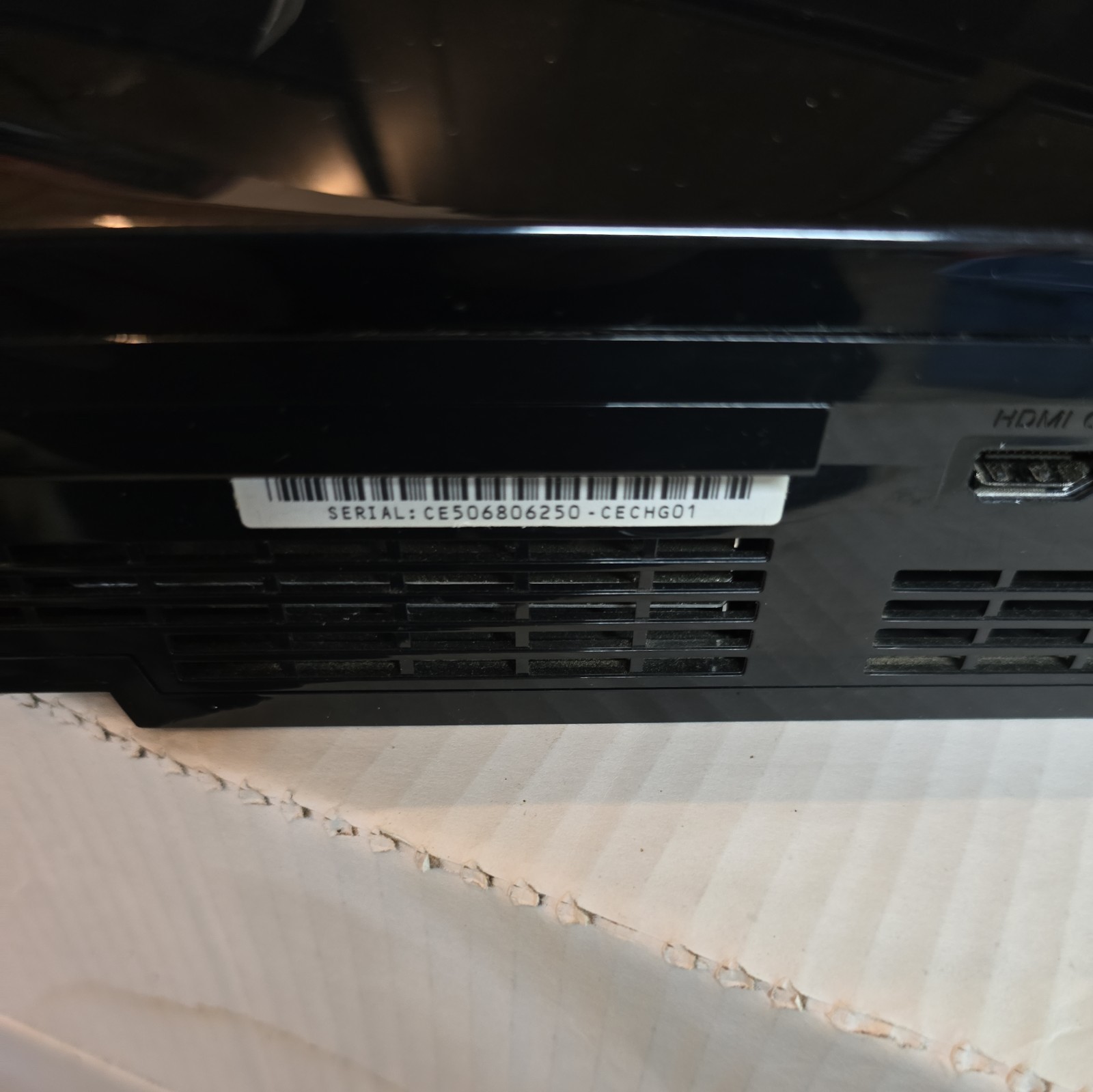 Sony PlayStation 3 Fat PS3 Console CECHG01 -SOLD AS IS parts or repair