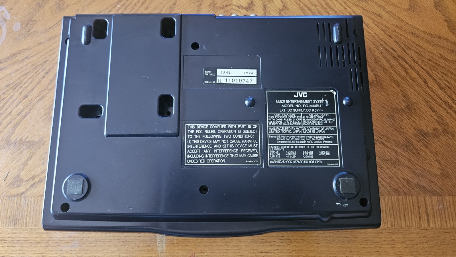 PLEASE READ JVC X’Eye Sega Genesis + Sega CD w/OEM Controller & Sewer Shark