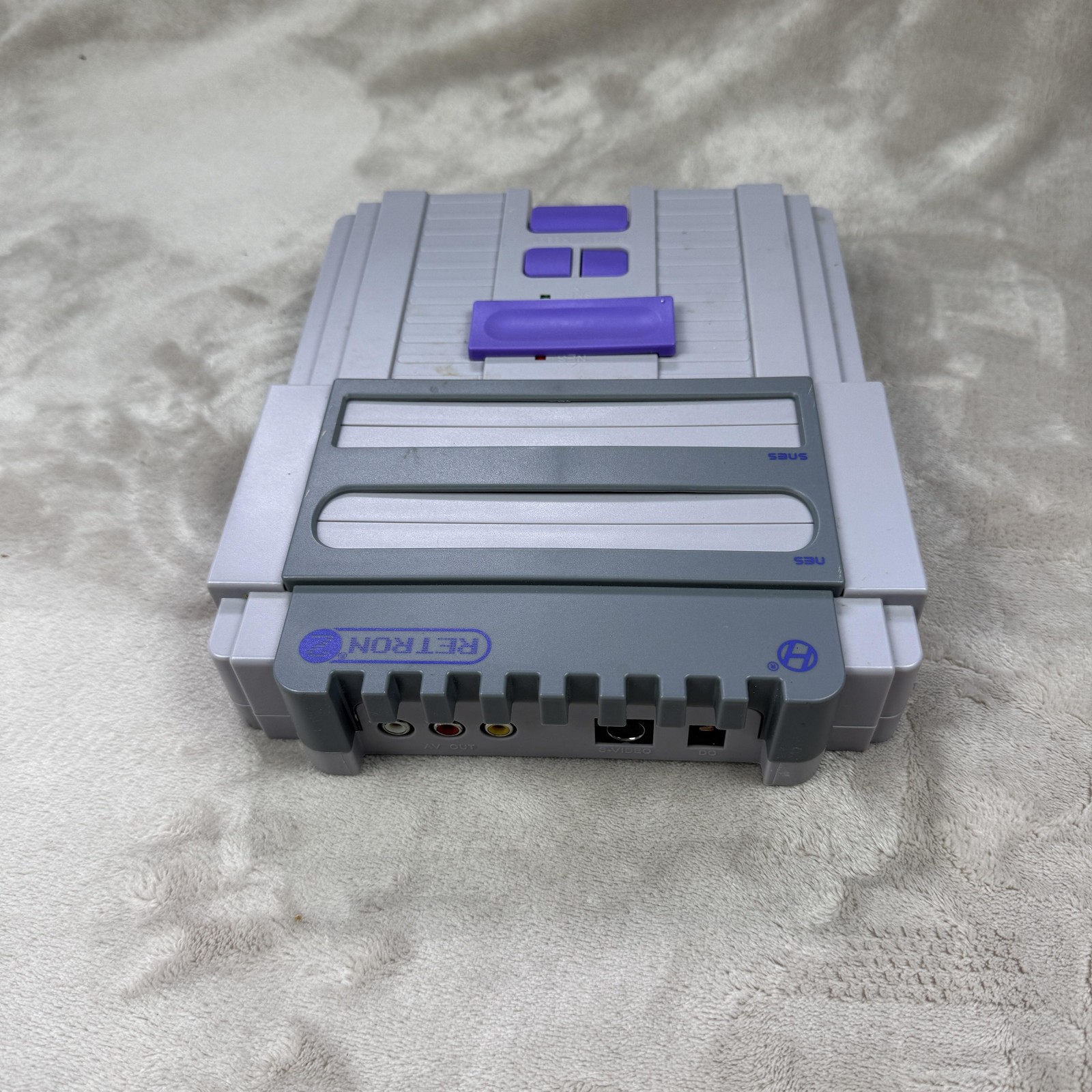Hyperkin RetroN 2 Console Gray NES SNES M05932-GR Composite RCA Console Only