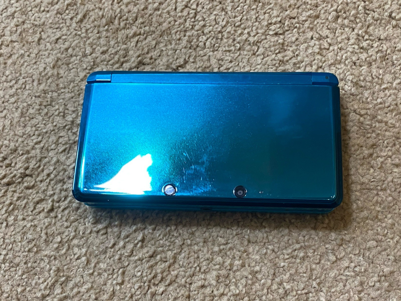 Nintendo 3DS Console Game System CTR-001 Teal USA VERSION Beautiful Free Ship