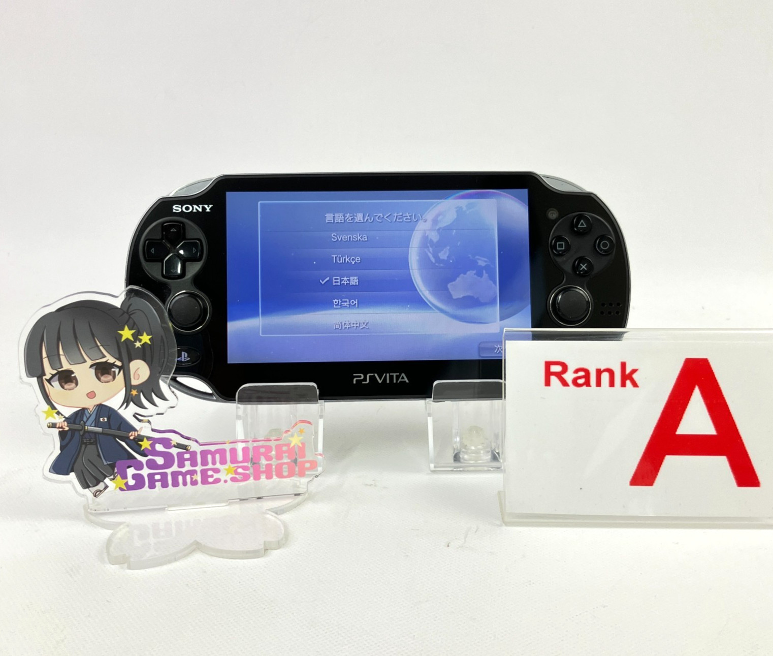 Refurbished PS Vita PCH-1000 Sony PlayStation Crystal Black Console Only Works A