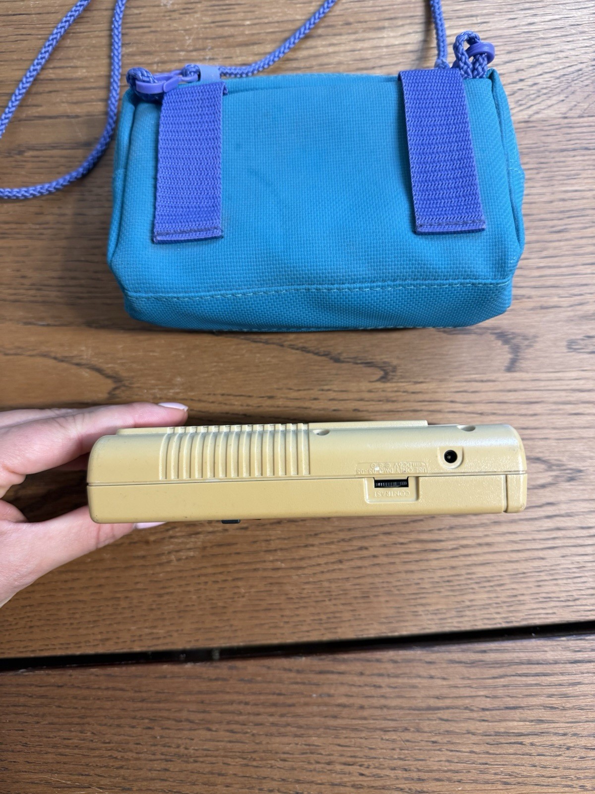 Nintendo Game Boy DMG-01 Beige Handheld System 1989 Headphone Jack