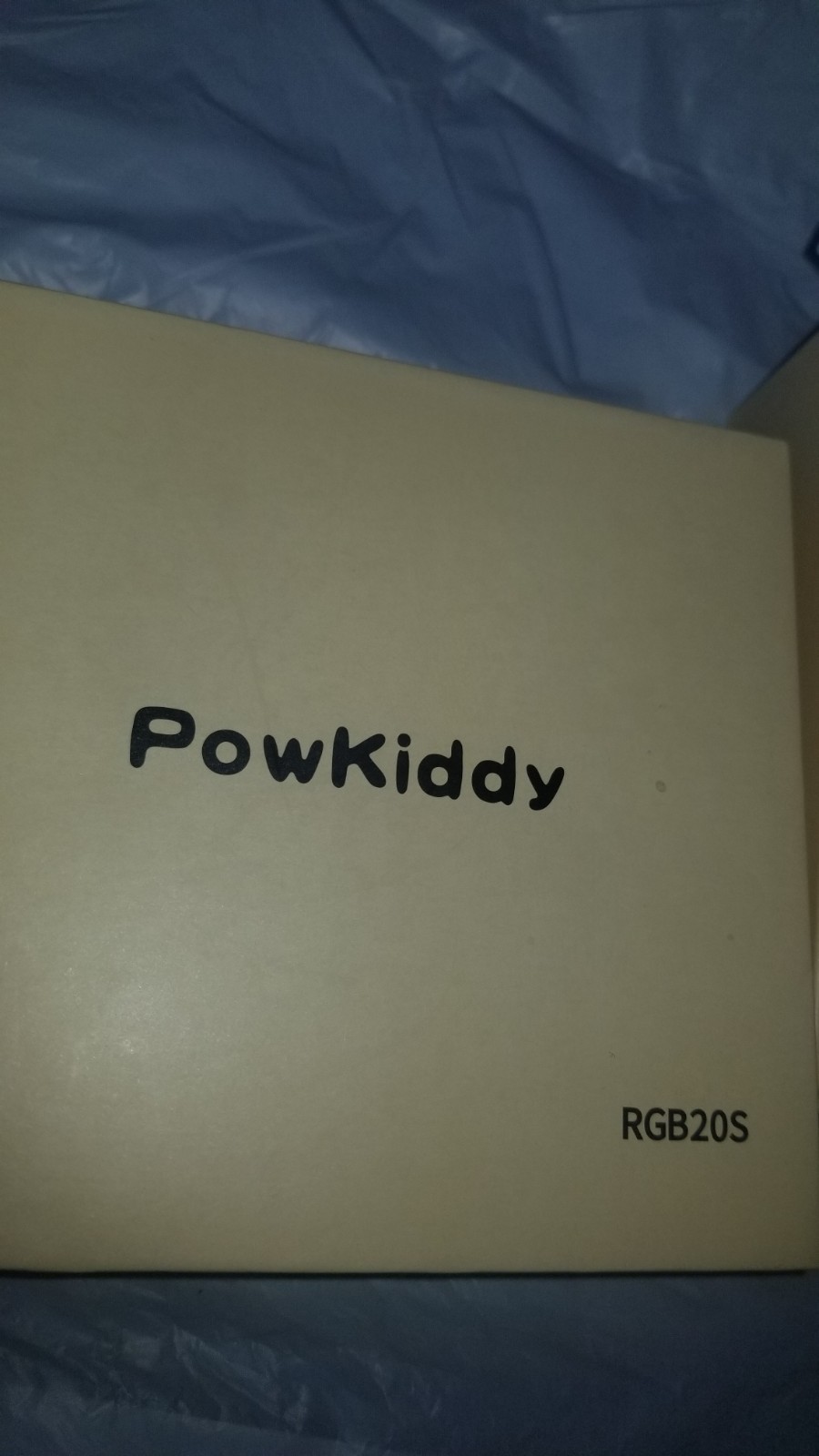 Powkiddy RGB20S Retro Handheld Emulator Game Console Black In Box