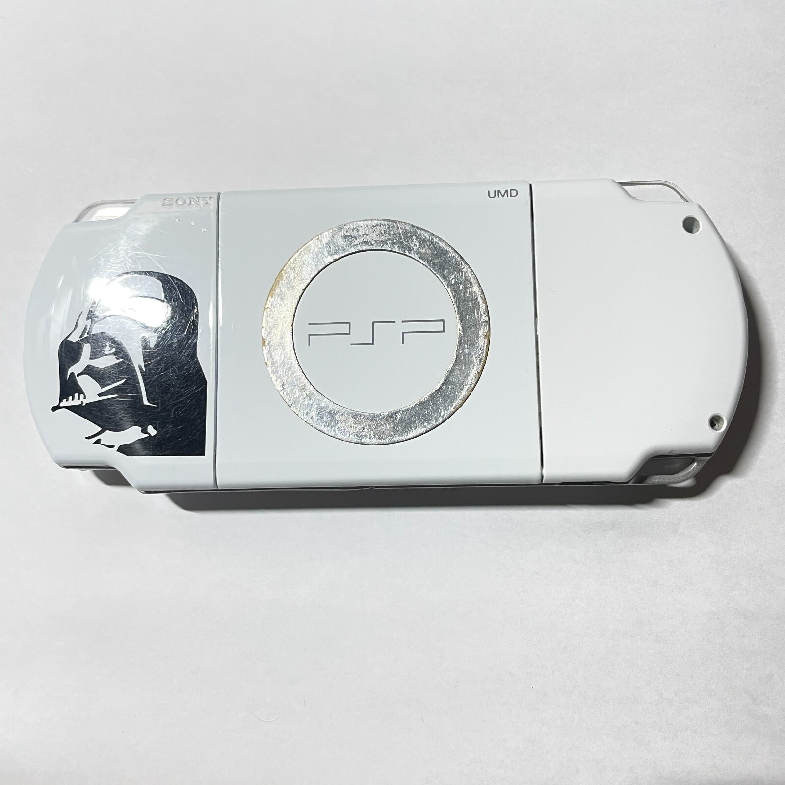 PSP-2001 Console Star Wars Darth White SONY tested w/Charger