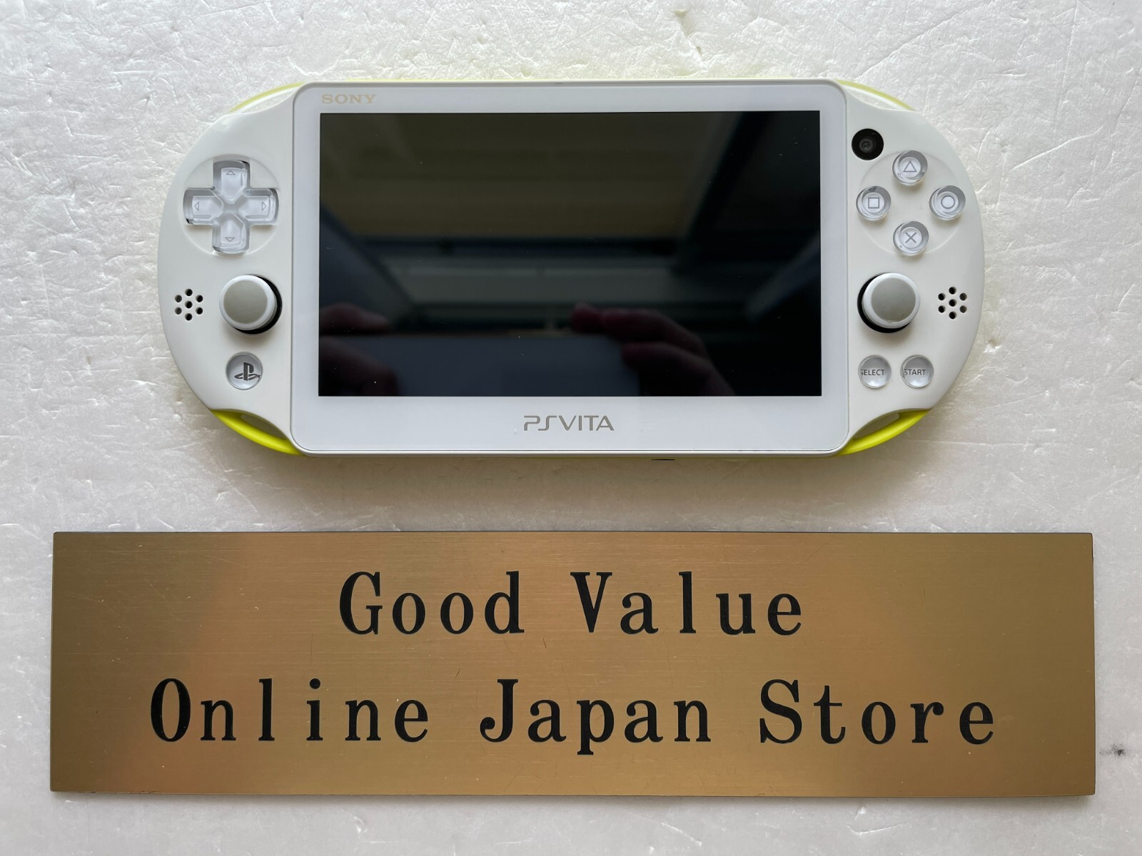 Sony PS Vita PCH-2000 ZA13 Lime Green White Wi-Fi Console Used from Japan