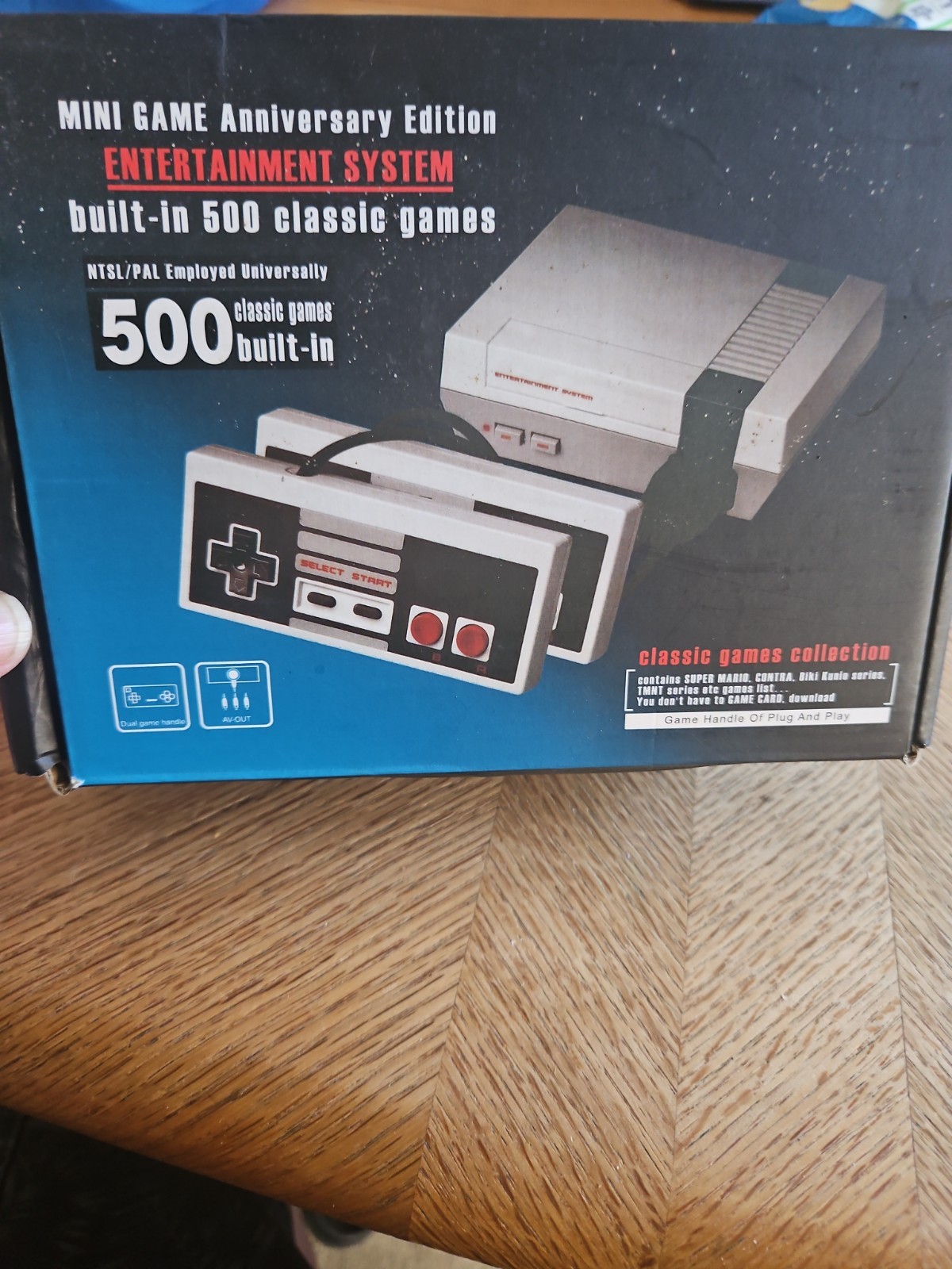 Mini Game Anniversary Edition Retro Game Entertainment System – 500 Games