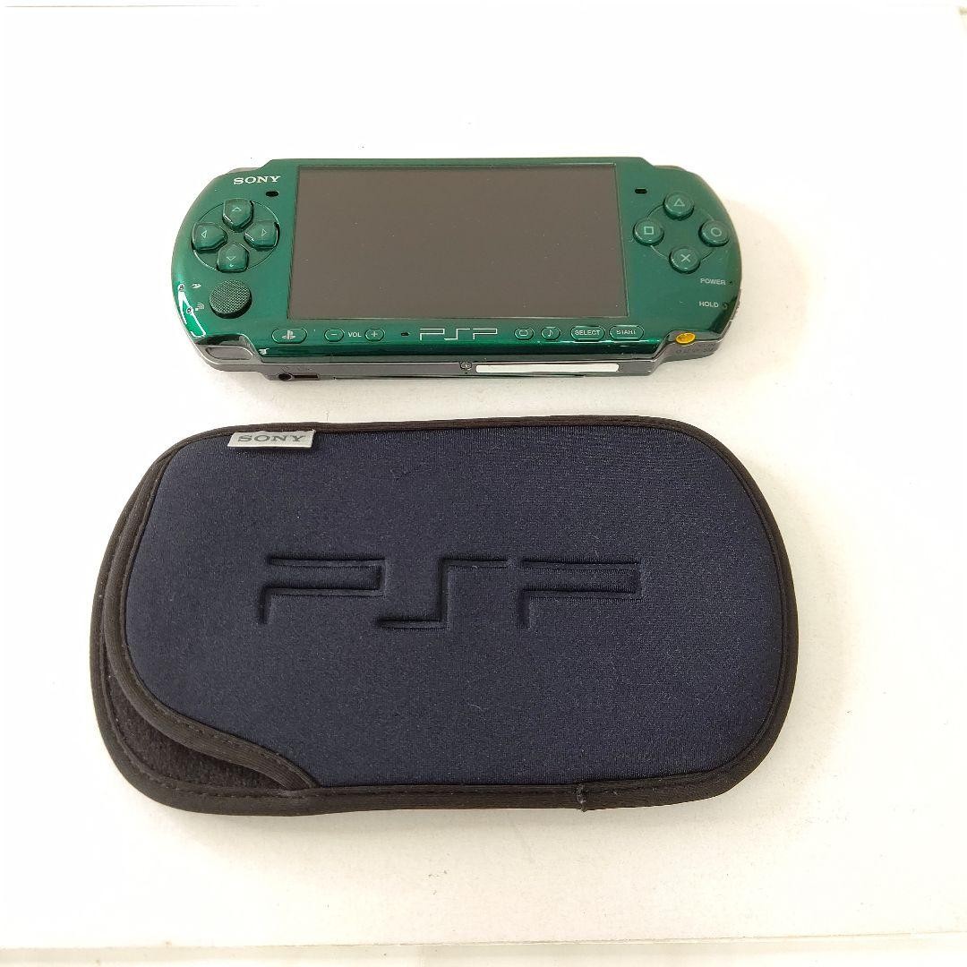 PSP Sony Psp3000 Spirited Green Game Console Japan