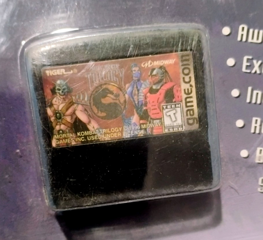 Game.com Mortal Kombat Trilogy w/Portable Gaming System; Damaged Package