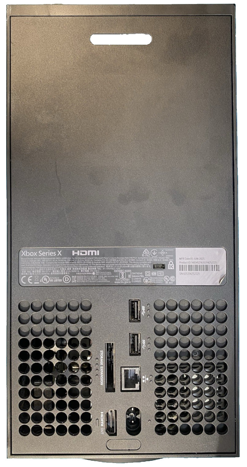 Microsoft Xbox Series X Black System CONSOLE ONLY-FOR PARTS/REPAIR Liquid damage