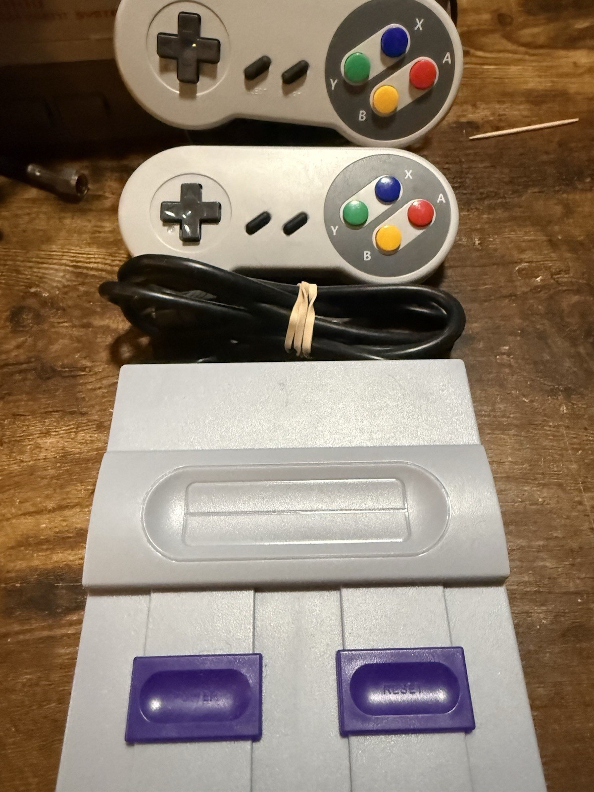 SNES-XX Mini Classic Console – Mini SNES CONSOLE & 2 Controllers SEE DESCRIPTION