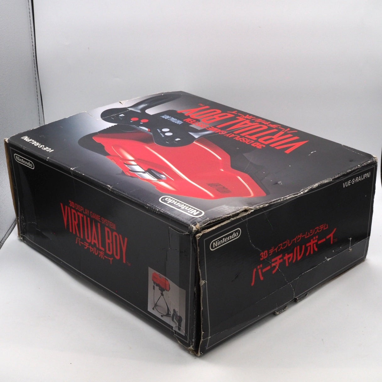 VIRTUAL BOY Nintendo 3D Display Game System Boxed W/ 4 Games Tested Working