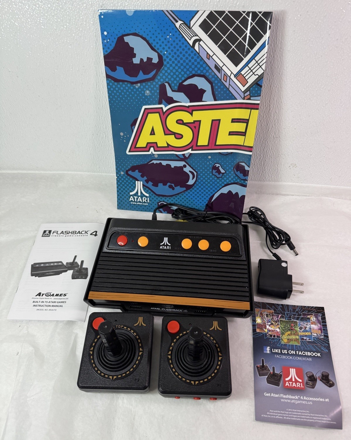 Atari Flashback 4 Classic Game Console 40th Anniversary Edition 75 Games