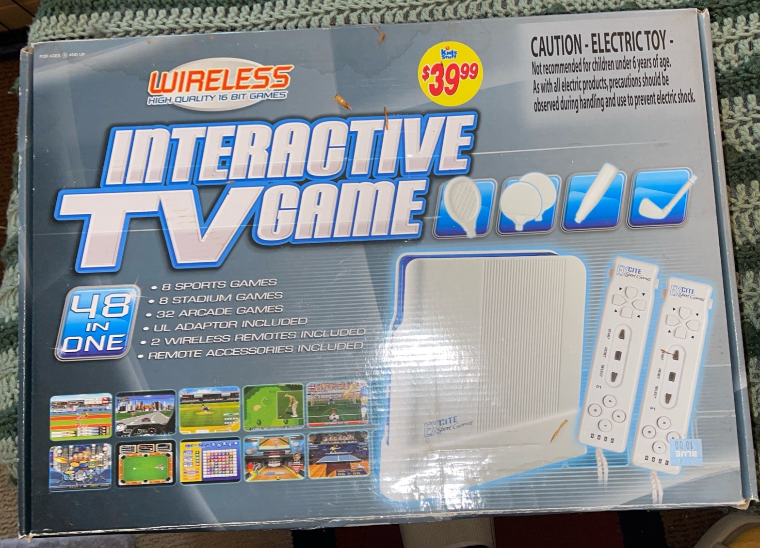 Excite Wireless Interactive TV Game 48 Games 32 Arcade Games **See Descrip**