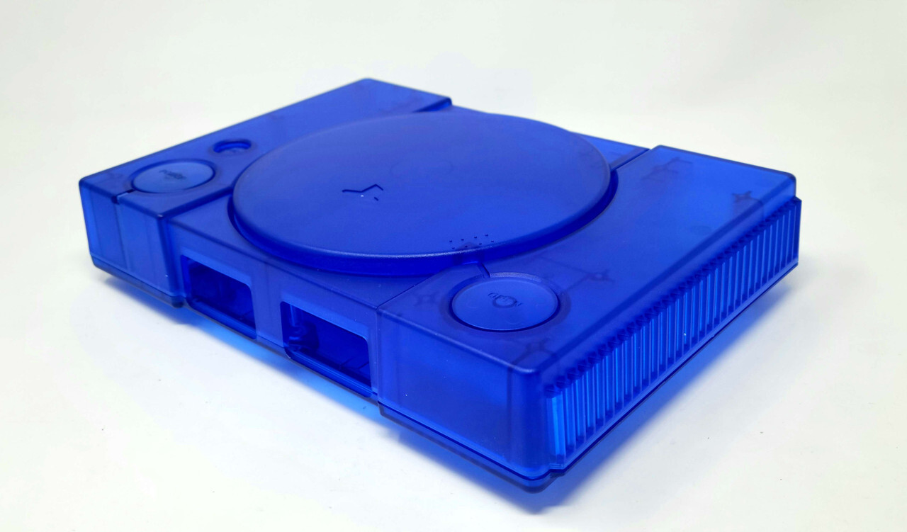 Playstation Shell Clear Blue – Stock