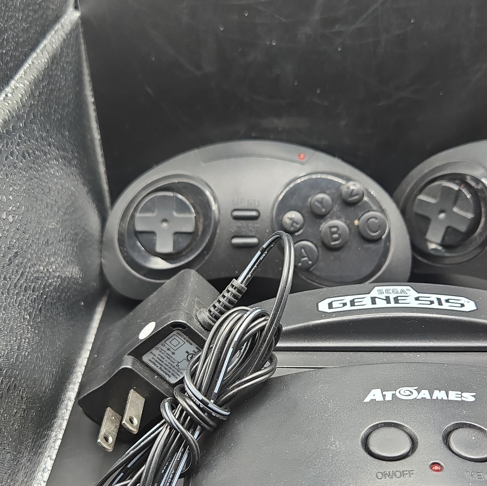 AtGames Sega Genesis Classic Mini Retro Console Bundle – 80 Built-In Games – T