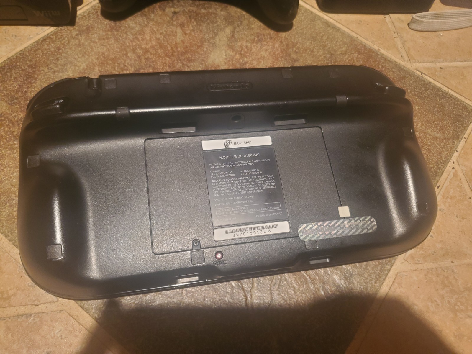Nintendo Wii U WUP-101 (02) 32GB Black Console WUP-010 Tested *READ* See Photos