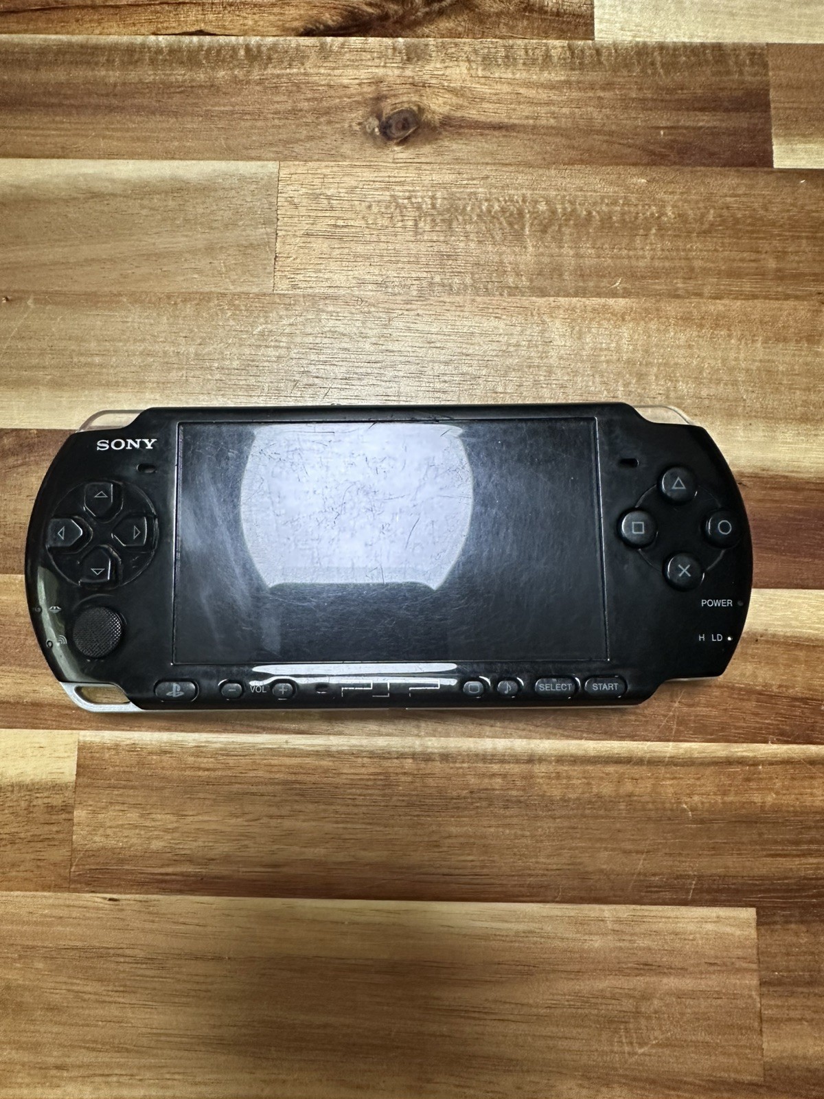 Sony Playstation 3001 Portable PSP Black Needs Battery Console Only