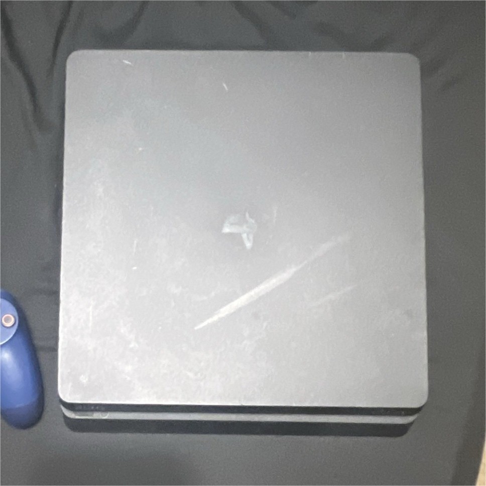 Sony PlayStation 4 Slim 500GB 1080p Wi-Fi Black Console w/ Blue DualShock