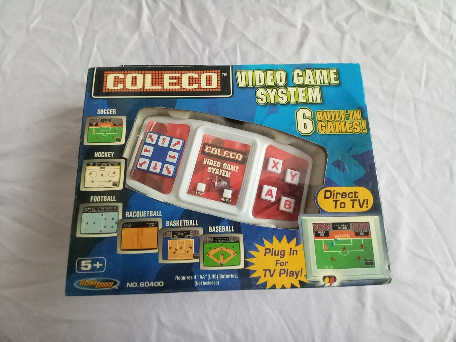 NEW SEALED~VINTAGE Coleco Video Game System w/6 Built in (Sports) Games~WOW